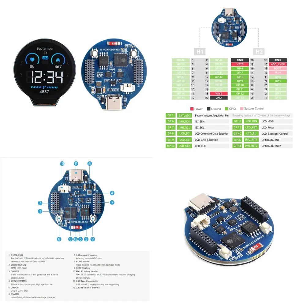 Esp32 - Carte de développement ESP32-S3 avec écran