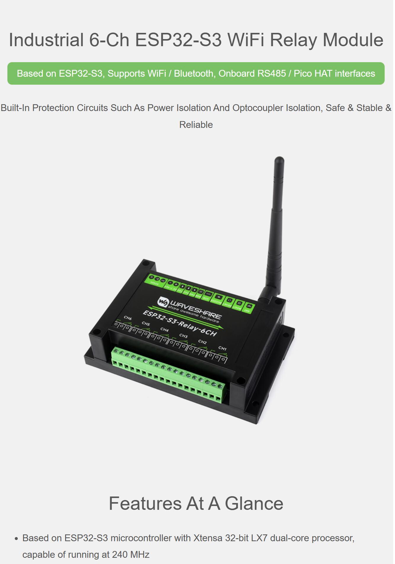 Module relais WiFi ESP32-S3 à  - Esp32 Wifi Bluetooth Module avis et prix