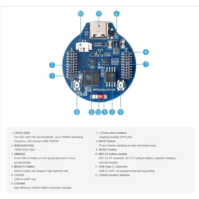 Carte de développement ESP32-S - Esp32 avis et prix